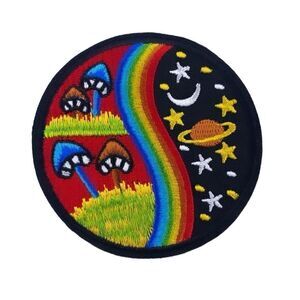 Cosmic Shrooms Embroidered Patch